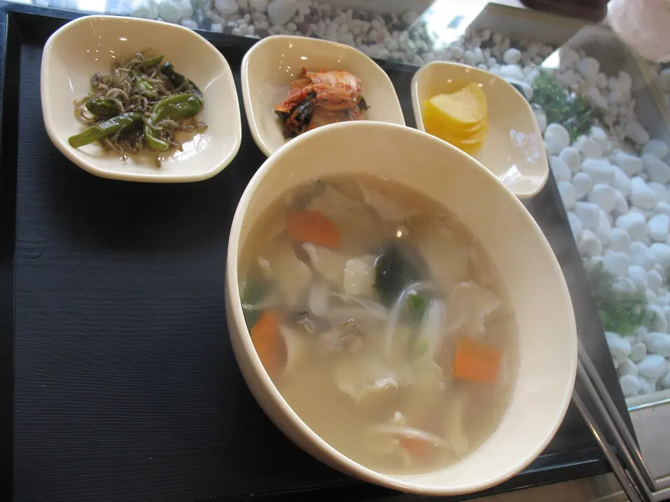 Hand-Torn Noodle Soup